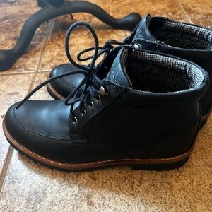 Rockport Black Leather Ankle Boots